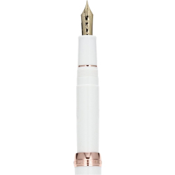 Sailor Füllfederhalter FASCINER Weiss & Rosegold (F) – Hochwertiges Schreibgerät