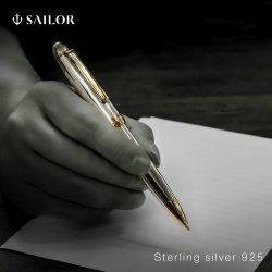 Sailor Kugelschreiber 1911 – Exklusives Design in Sterling Silber