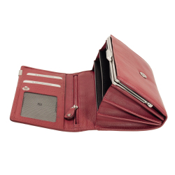 Damen Bügel € Nappa Kings Rot Leder RFID Geldbo, - Geldbörse 64,95 Bodenschatz