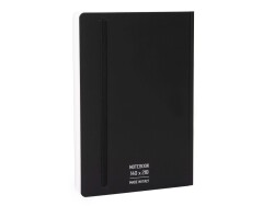 Pininfarina Stone Paper Notizbuch Soft-Touch-Cover 14*21cm Schwarz blanko