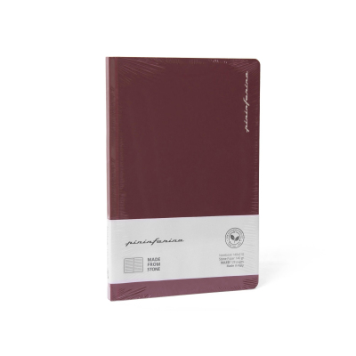 Pininfarina Stone Paper Notizbuch Soft-Touch-Cover 14*21cm Rot liniert