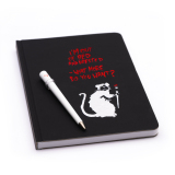 Pininfarina Stone Paper Notizbuch und Forever Primina Stift Banksy Edition Set