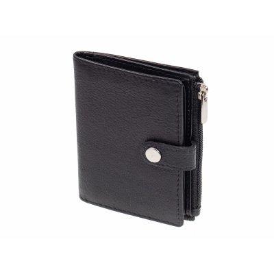 GO kleine Schwarz Leder Gel, € - Schutz 19,95 RFID Mini Portemonnaie Geldbörse
