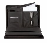 Laptoptasche Leo 13" Sebastian Sturm Holz Leder Schwarz Räuchertasche Office