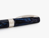 Visconti Tintenroller Mirage mit Kappe Night Blue Rollerball Acryl Brass