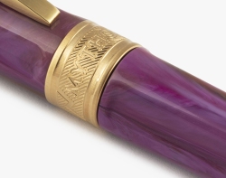 Visconti Mirage Mythos Kugelschreiber Aphrodite Purple Ballpoint Acryl Gold Matt