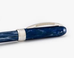 Tintenroller Visconti Rembrandt mit Kappe Blue Rollerball Acryl Brass