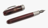 Visconti Füllfederhalter Rembrandt-S Black große Feder Fountain Pen Bordeaux