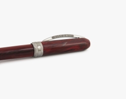 Tintenroller mit Kappe Visconti Rembrandt-S Bordeaux Rollerball Acryl Brass