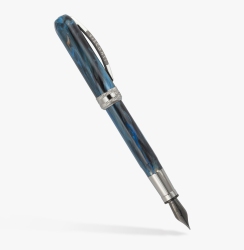 Rembrandt-S Visconti Füllfederhalter Black große Feder Fountain Pen Light Blue