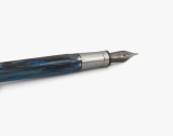 Rembrandt-S Visconti Füllfederhalter Black große Feder Fountain Pen Light Blue