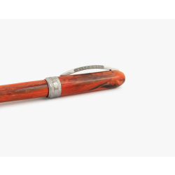 Tintenroller mit Kappe Visconti Rembrandt-S Orange Rollerball Acryl Brass