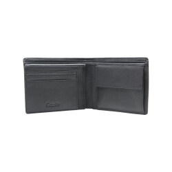 Esquire Duo Leder Geldbörse 2981-59 Schwarz Querformatbörse