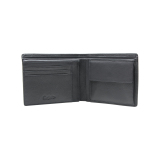 Esquire Duo Leder Geldbörse 2981-59 Schwarz Querformatbörse